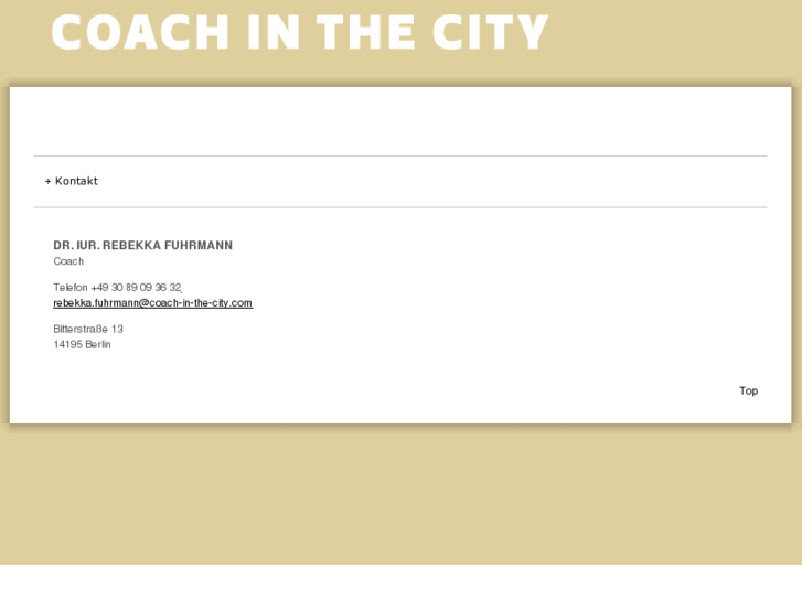 www.coach-in-the-city.com