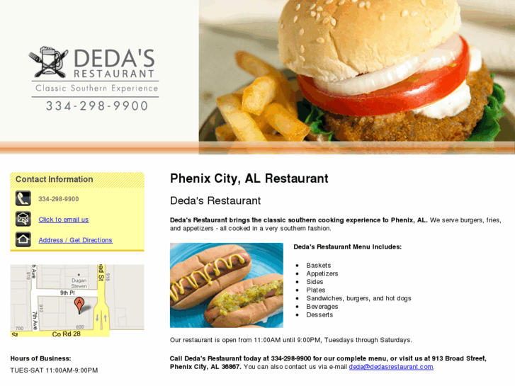 www.dedasrestaurant.com