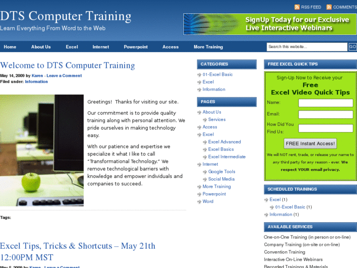 www.dtscomputertraining.com
