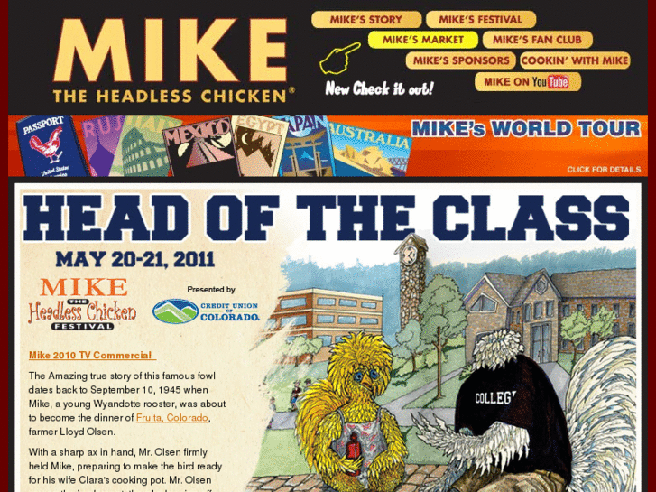 www.miketheheadlesschicken.org