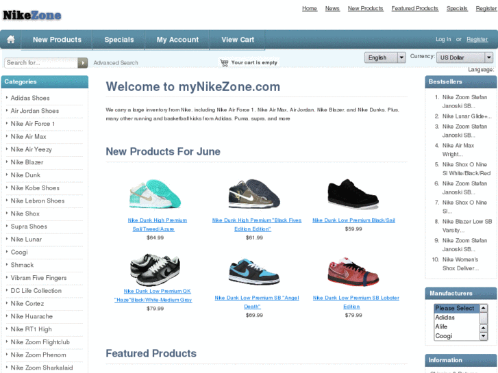 www.mynikezone.com