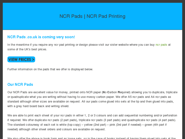 www.ncrpads.co.uk
