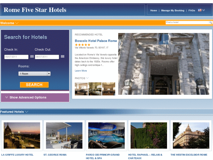 www.romefivestarhotels.com