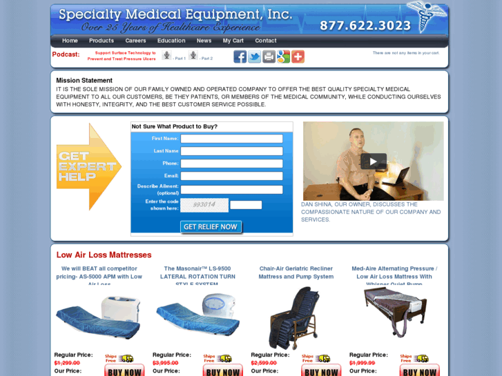 www.specialtylowairlossmattress.com