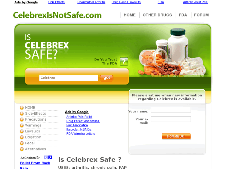 www.celebrexisnotsafe.com