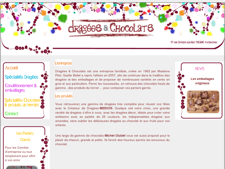 www.drageesetchocolats.fr