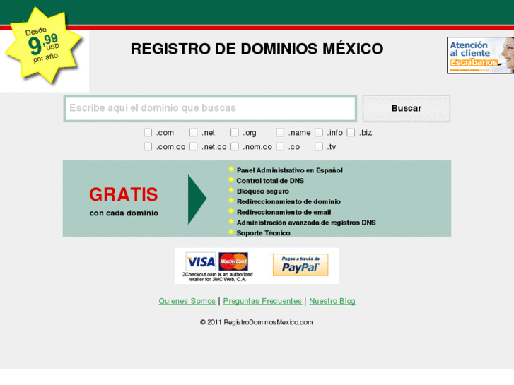 www.registrodominiosmexico.com