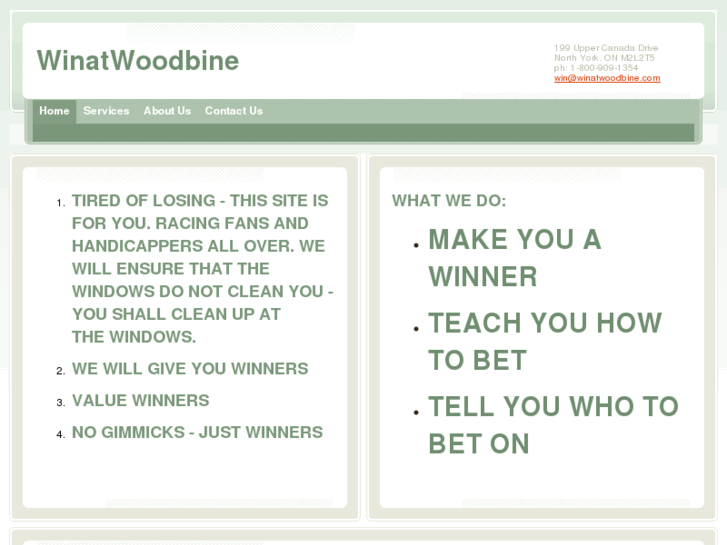 www.winatwoodbine.com