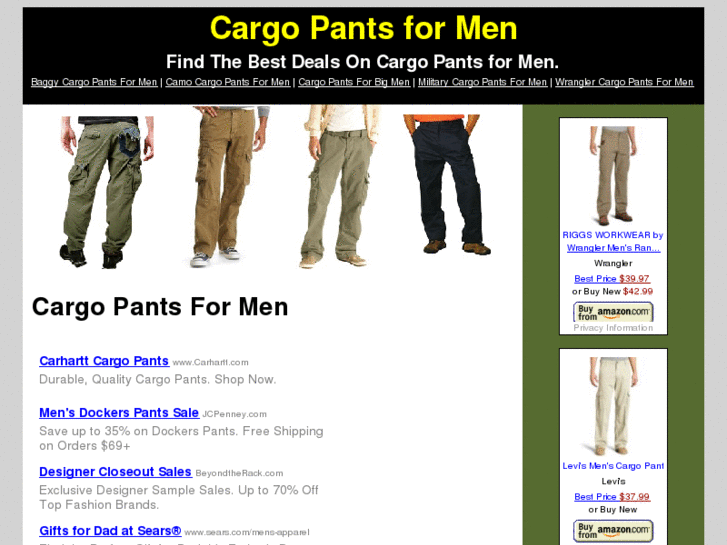 www.cargopantsformen.org