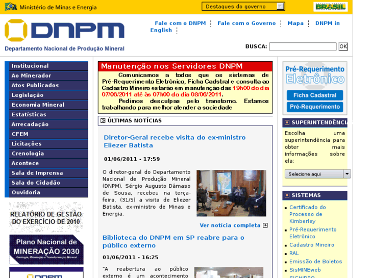 www.dnpm.gov.br