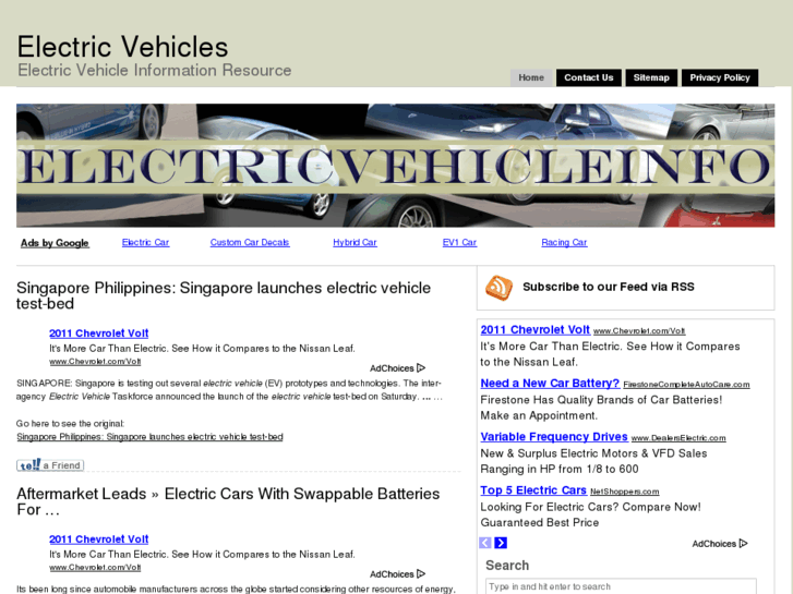 www.electricvehicleinfo.com