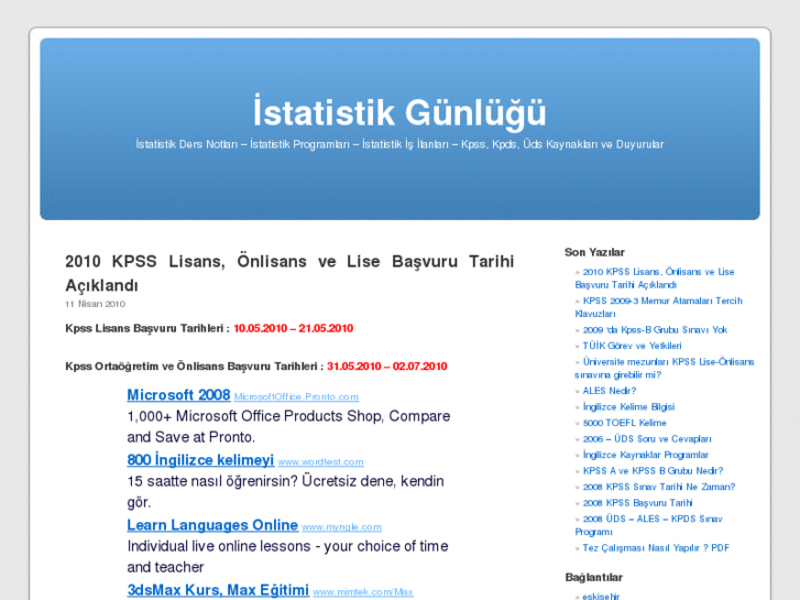 www.istatistikciyiz.biz