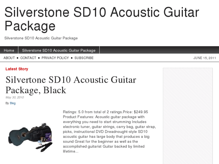 www.silvertonesd10acousticguitarpackage.com