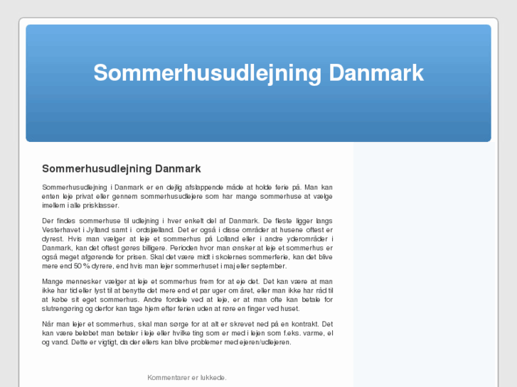 www.sommerhusudlejningdanmark.org