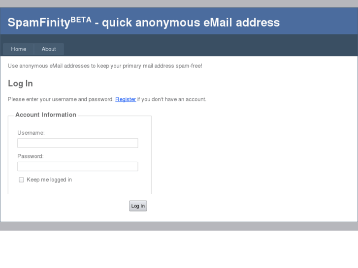 www.spamfinity.net