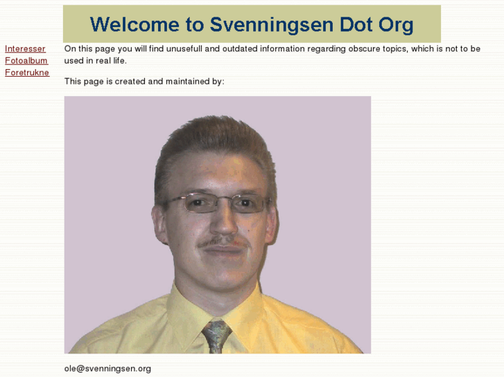 www.svenningsen.info