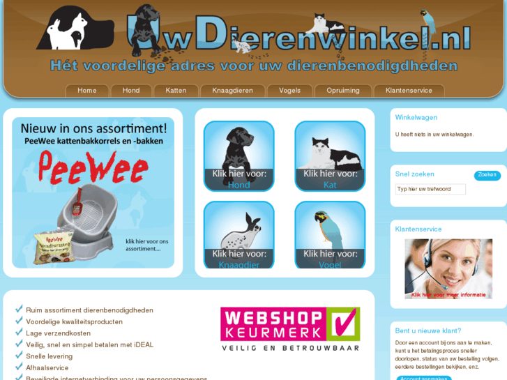 www.uwdierenwinkel.nl