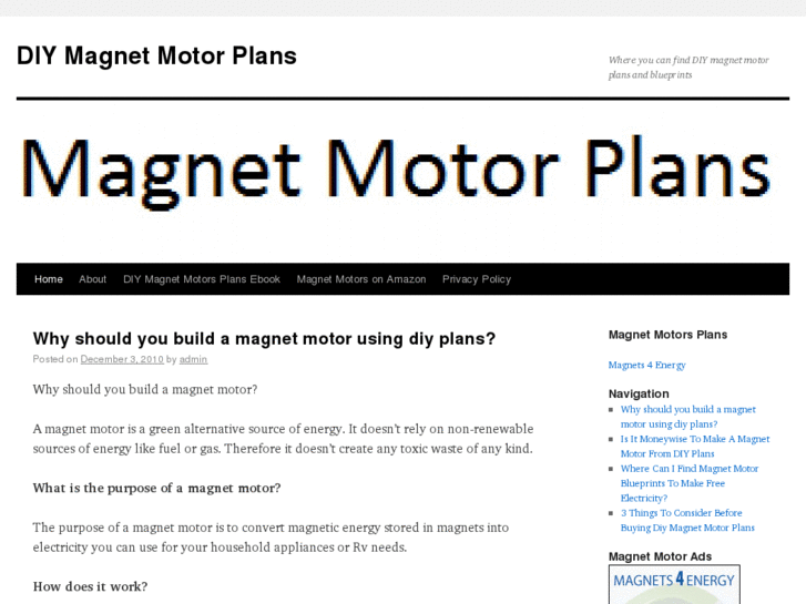 www.buydiymagnetmotorplans.org