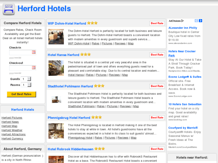 www.herfordhotels.com