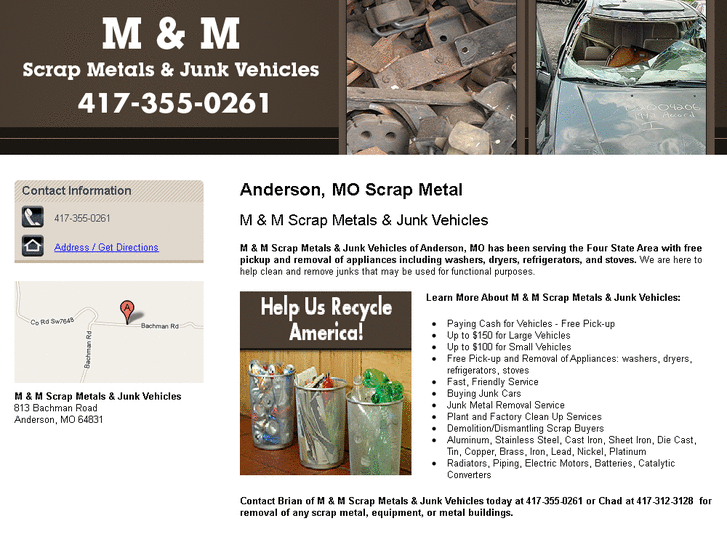 www.mandmascrapmetals.com