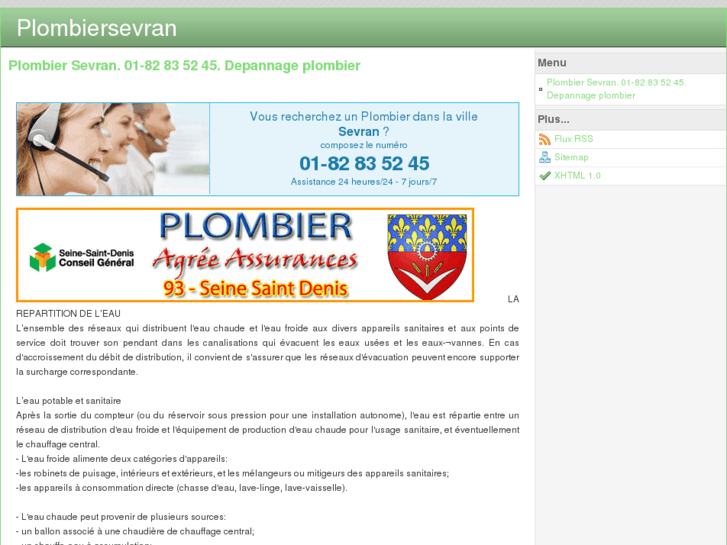 www.plombiersevran.com