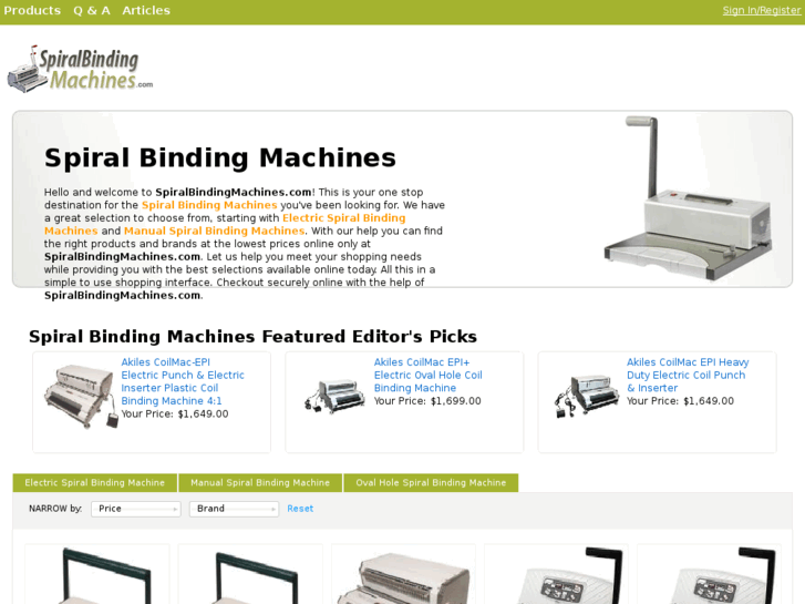 www.spiralbindingmachines.com