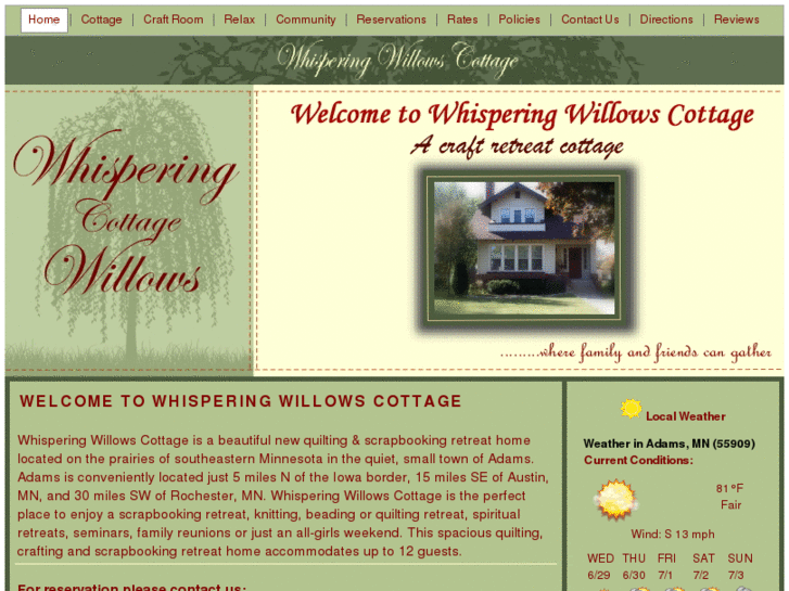 www.whisperingwillowscottage.com