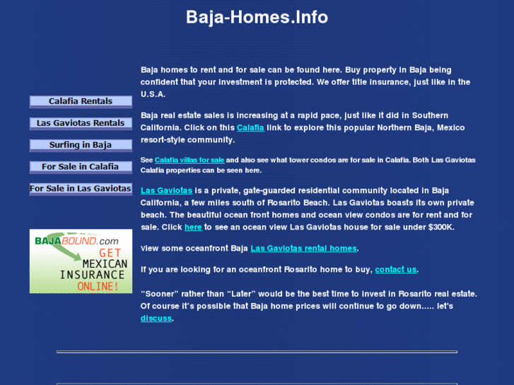 www.baja-homes.info