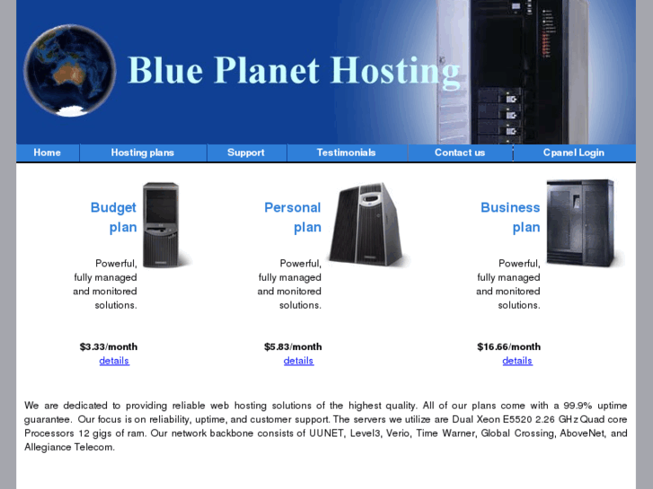 www.blueplanethosting.net