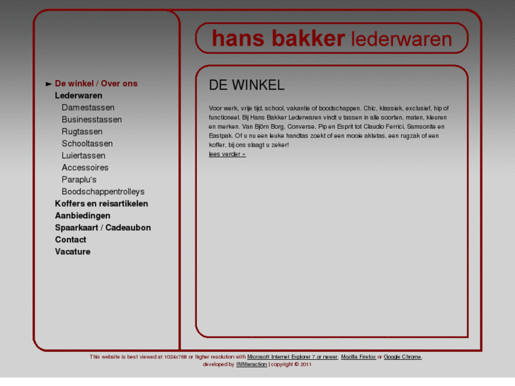 www.hansbakkerlederwaren.nl