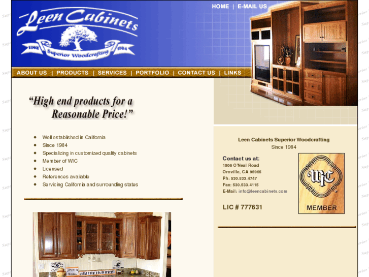 www.leencabinets.com