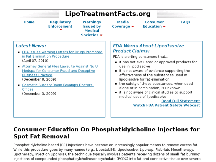 www.lipotreatmentfacts.org