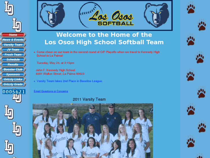 www.lososossoftball.com