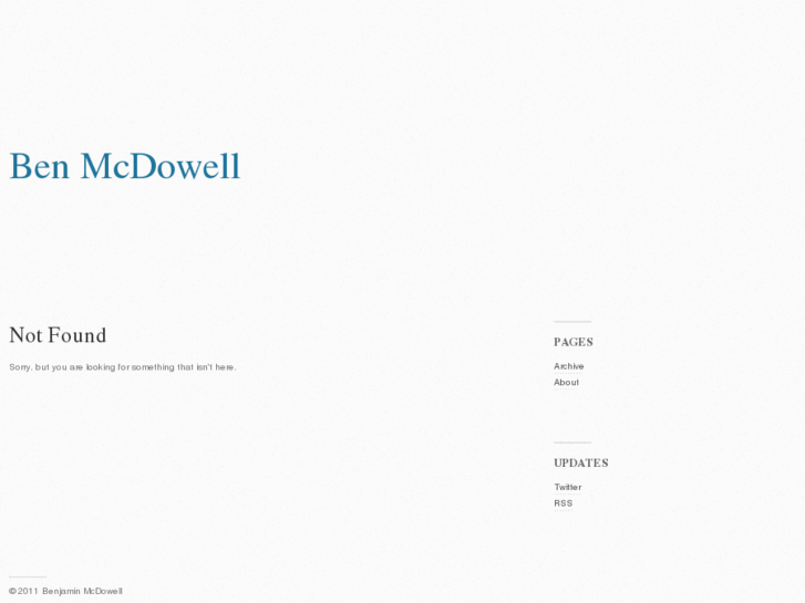 www.benmcdowell.com