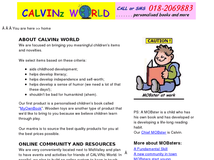 www.calvinzworld.com