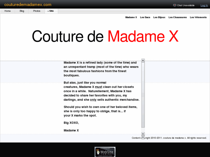 www.couturedemadamex.com