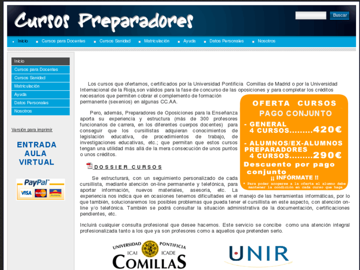 www.cursospreparadores.com