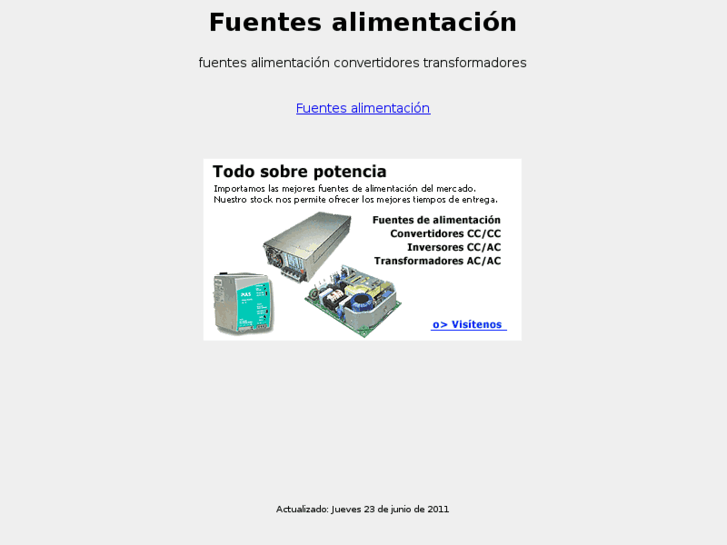 www.fuentesalimentacion.com