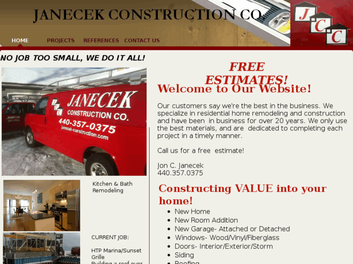 www.janecek-construction.com