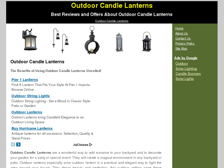 www.outdoorlanternscandle.com