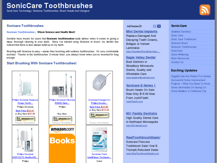 www.soniccaretoothbrushes.com