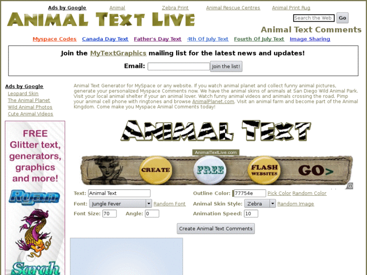 www.animaltextlive.com