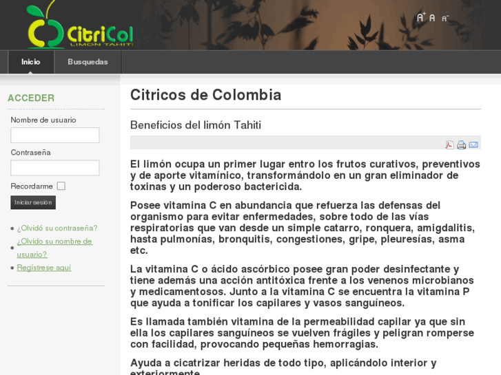 www.citricosdecolombia.com