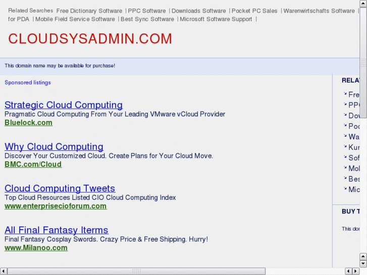 www.cloudsysadmin.com