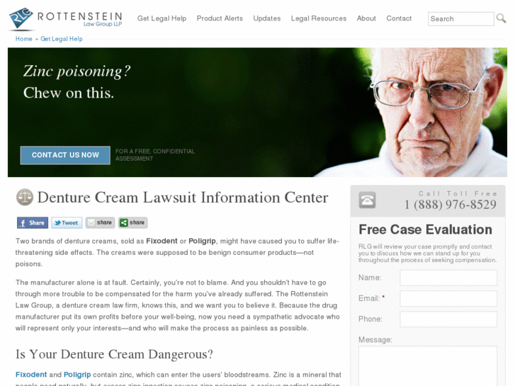 www.denturecreamlawsuitsettlement.com