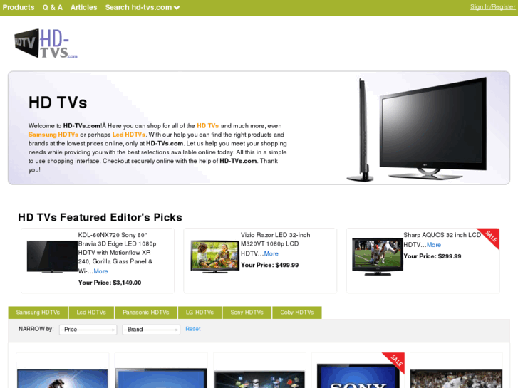 www.hd-tvs.com