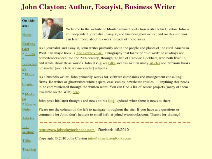 www.johnclaytonbooks.com