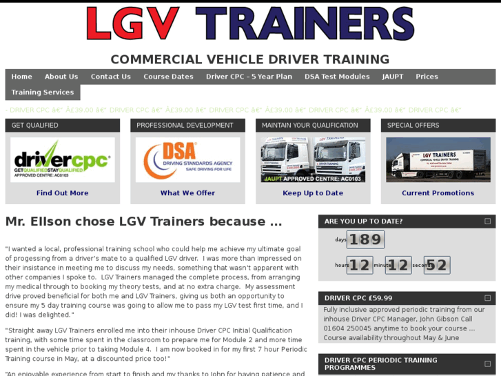 www.lgvtrainers.co.uk