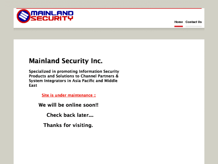 www.mainlandsecurity.net