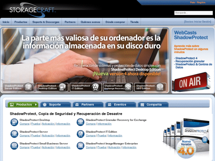 www.storagecraft.es
